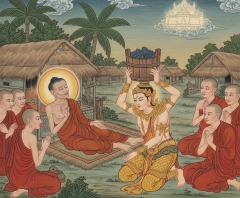 Câu chuyện Vua trời Đế Thích săn sóc Đức Phật bị bệnh